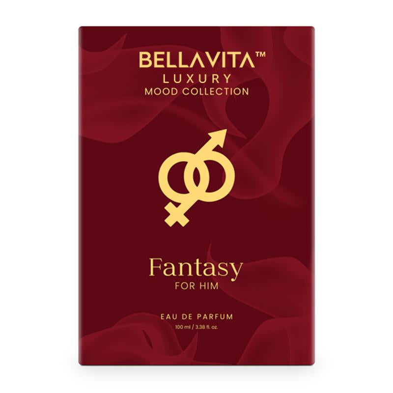 Bellavita Luxury’S Mood Collection Fantasy for Him | EDP | Apple, Cinnamon, Musk | Premium Long-Lasting Fragrance for Men | 3.38 Fl.Oz