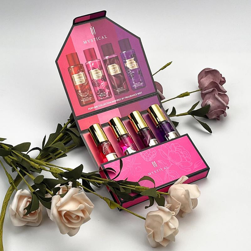 Women'S Mini Perfumes Set,Good Girl Perfume,Floral Fruity Fragrance Spray,Christmas Gift,20Ml*4Pcs