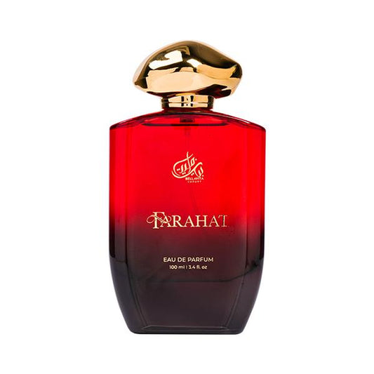 Bella Vita Luxury FARAHAT Unisex Fragrance | EDP Perfume for Men and Women | Amber Top Note | 100 Ml Pack | 3.4 Fl. Oz. | Woody and Amber Notes | Gift for Men and Women | Eau De Parfum