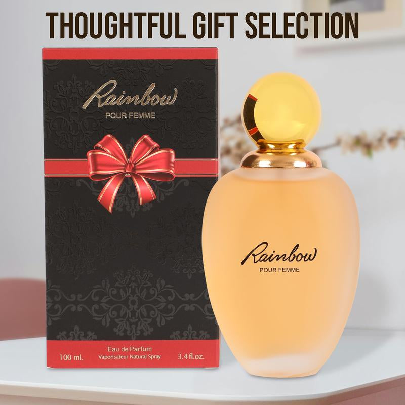 Rainbow Spray Perfume Eau De Parfum for Women 100Ml/3.4Fl.Oz. - Women'S Rose Fragrance