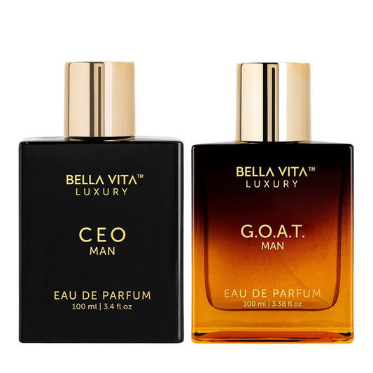 The Sigma Male by Bella Vita Luxury | 2X100Ml Perfumes | CEO Man & G.O.A.T. Man | Perfume for Men | Long Lasting Fragrance | Eau De Parfum