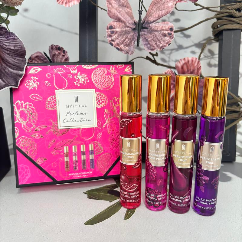Women'S Mini Perfumes Set,Good Girl Perfume,Floral Fruity Fragrance Spray,Christmas Gift,20Ml*4Pcs