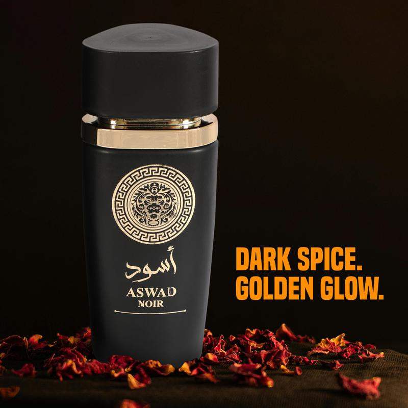 Aswad Noir Black Spray Perfume Eau De Parfum for Men 100Ml/3.4Fl.Oz. - Men'S Fragrance