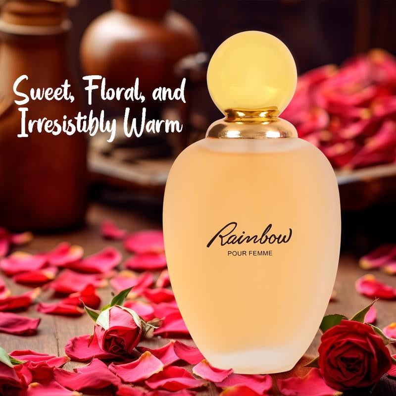 Rainbow Spray Perfume Eau De Parfum for Women 100Ml/3.4Fl.Oz. - Women'S Rose Fragrance