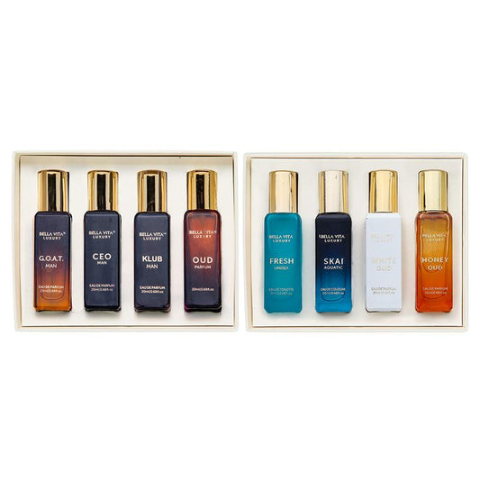 Bellavita Luxury'S Him N'More | 2 Perfume Gift Sets for Men | 8 Amazing Micro Perfume | Long Lasting Fragrance | Eau De Parfum 8X20Ml