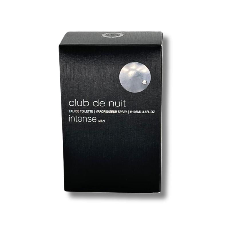 Armaf Club De Nuit Intense Men EDT 3.6 Fl Oz - Floral Fragrance with Bergamot, Jasmine, and Cologne, Single Item, Black, Scented Perfume Musk Amber Spicy Notes Rose Woody Notes Lemon Aroma Cosmetic Colognes Men Men'S Cologne Fragrance Mav Wicks Fragrance
